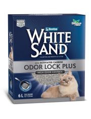 White Sand комкующийся наполнитель "С усиленной блокировкой запахов" с активированным углем, без запаха