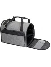 Сумка-переноска для животных Дарэлл Classic раскладная, 4 кармана, серая