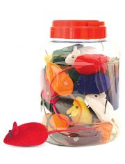 Игрушка для кошек Triol Мышь велюровая с пищалкой