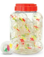 Игрушка для кошек Triol Мяч погремушка прозрачный с вертушкой