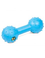 Игрушка для собак Triol Гантель с колокольчиком, из цельнолитой резины