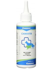 Мультивитаминный тоник для кошек и собак Canina Canivita испытывающих повышенные нагрузки, а также при беременности и лактации с эффектом через 10 минут