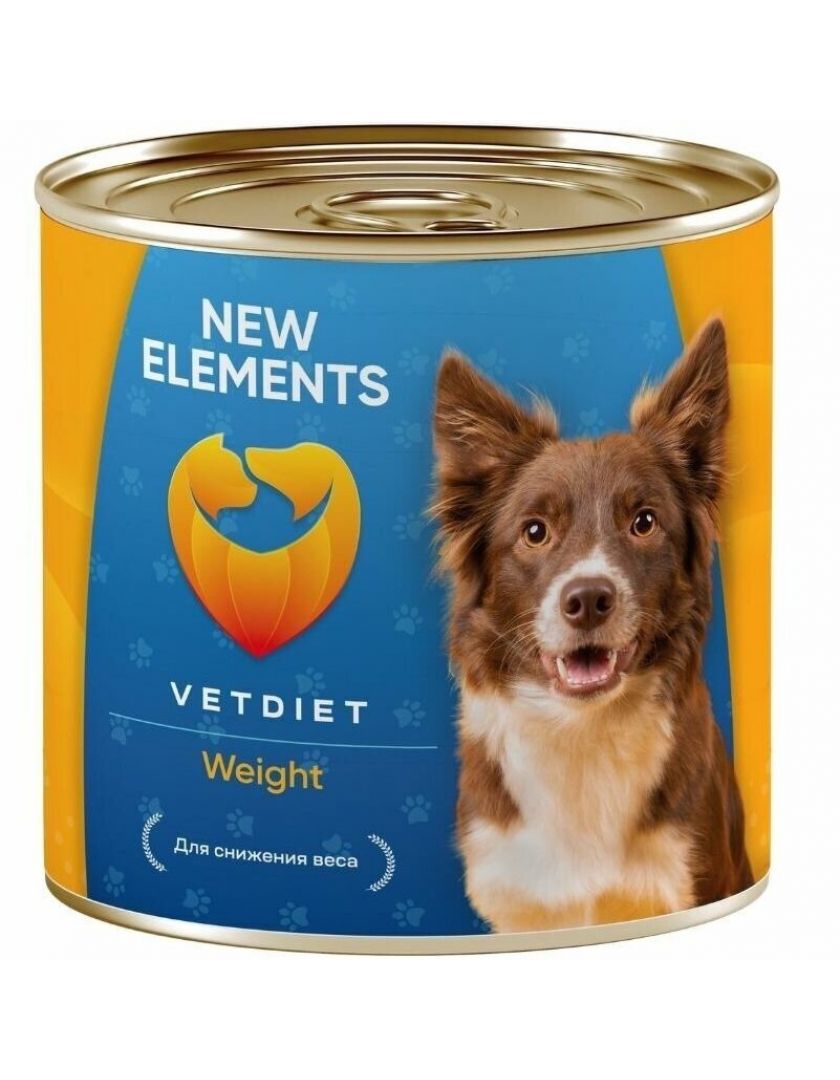 New Elements VETDIET Weight Паштет из морской рыбы и мяса консервы для ...