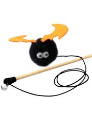 Удочка-дразнилка для кошек GoSi Летучая мышь Валентин из натуральной норки