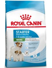Сухой корм для щенков Royal Canin Mini Starter корм сухой полнорационный длямелких пород (до 10 кг) в конце беременности и в период лактации, а также дляв период отъема от матери и до 2-х месячного возраста