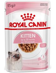 Влажный корм для кошек Royal Canin Kitten Gravy кусочки в соусе для котят в период второй фазы роста в возрасте до 12 месяцев