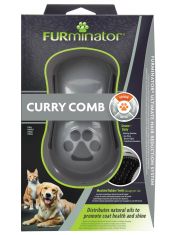 Расческа FURminator резиновая Curry Comb зубцы 5 мм
