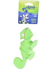 Игрушка для собак Хамелеон с пищалкой, латекс
