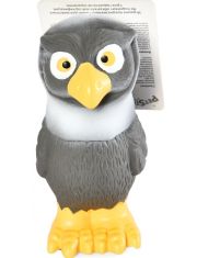 Игрушка для собак Сова с пищалкой, латекс