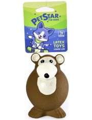 Игрушка для собак Мышь с пищалкой, латекс