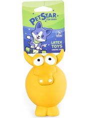 Игрушка для собак Бычок с пищалкой, латекс