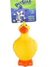 Игрушка для собак Утёнок с пищалкой, латекс