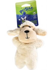 Игрушка для собак Барашек с пищалкой, плюшевый