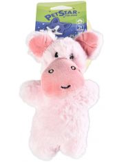 Игрушка для собак Поросёнок с пищалкой, плюшевый