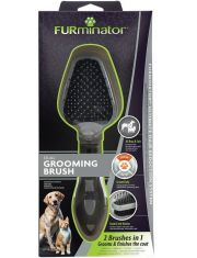 Щетка FURminator двухсторонняя Dual Brush зубцы 12 мм