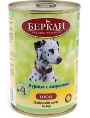 Консервы для собак Berkley #4 Курица с морковью