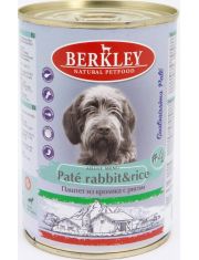 Консервы для собак Berkley #4 Паштет из кролика с рисом