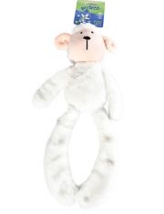 Игрушка для собак Барашек с пищалкой, плюшевый