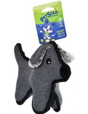 Игрушка для собак Собака с пищалкой, текстиль