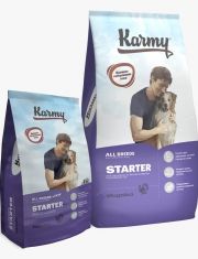 Сухой корм для щенков Karmy Starter Индейка