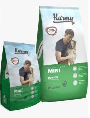 Сухой корм для щенков Karmy Mini Junior мелких пород Индейка