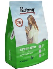 Сухой корм для кошек Karmy Sterilized Курица