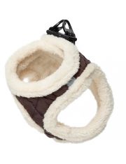 Шлейка-жилетка для собак Triol Be Trendy мягкая XXS, бордовая, обхват груди 280-320мм