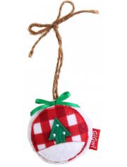 Игрушка для кошек GiGwi X-mas Tales Елочный шарик с кошачьей мятой