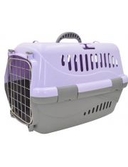 Переноска для животных Zooexpress Турне с металлической дверцей, без комплектации 54,5*36*34 см