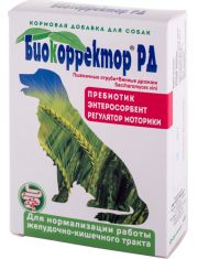 Кормовая добавка для собак Биокорректор РД пребиотик, энтеросорбент, регулятор моторики