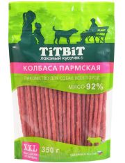 Лакомство для собак TiTBiT Колбаса Пармская XXL, выгодная упаковка