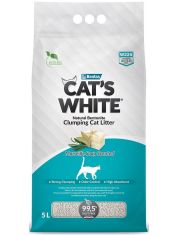 Наполнитель для кошачьего туалета Cat's White Marseille Soap минеральный, комкующийся с ароматом марсельского мыла
