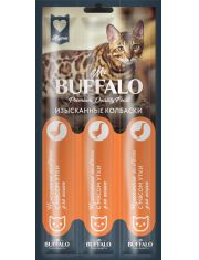 Изысканные колбаски для кошек Mr.BUFFALO с мясом утки
