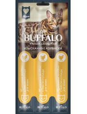 Изысканные колбаски для кошек Mr.BUFFALO с мясом курицы