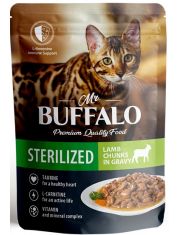 Влажный корм для кошек Mr.BUFFALO Sterilised Cat стерилизованных с ягнёнком в соусе