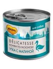 Консервы для собак Мнямс Delicatesse Конфи по-гасконски Утка с малиной