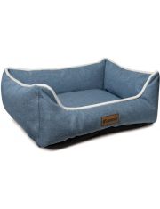 Лежанка для животных Gamma Ялта прямоугольная, синяя