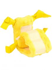 Сенсорная плюшевая улитка для щенков PUPPY SENSORY SNAIL с ароматом курицы, желтый