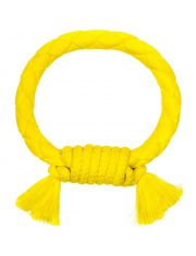 Хрустящее жевательное кольцо-канат DRI-TECH RING с ароматом курицы, желтый