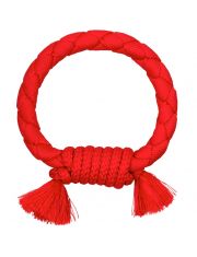 Хрустящее жевательное кольцо-канат DRI-TECH RING с ароматом говядины, красный