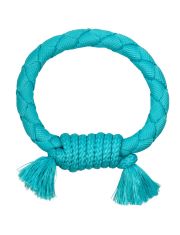 Хрустящее жевательное кольцо-канат DRI-TECH RING с ароматом арахиса, голубой