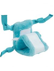 Cенсорная плюшевая улитка для щенков PUPPY SENSORY SNAIL с ароматом арахиса, голубой