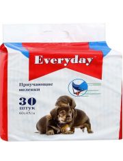 Пеленки для щенков и собак EveryDay приучающие, гелевые 30 шт
