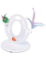 Игровая база для кошек MPets с мячиком и перьями