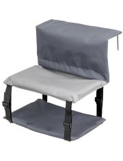 Гамак для кошек Дарэлл Оксфорд на батарею, двухъярусный, серый