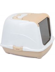 Туалет-домик для кошек Дарэлл закрытый с дверцей 50*38*h37см