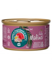 Molina Консервы для кошек Тунец и Скумбрия в желе