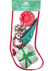 Новогодний набор для собак, Petsona 5 игрушек