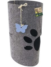 Эко тоннель для кошек, серый Eco-Friendly Tunnel Pet/Cat Toy Grey
