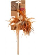 Удочка-дразнилка для кошек с перьями NATURA